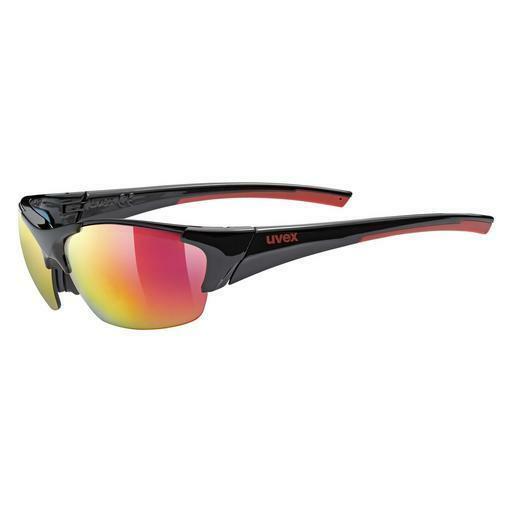 Akiniai nuo saulės UVEX SPORTS blaze III black red