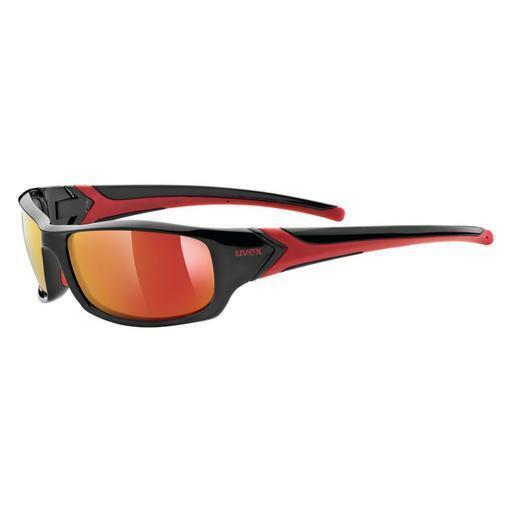 Solglasögon UVEX SPORTS sportstyle 211 black-red