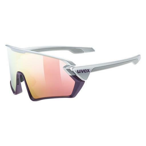 Sonnenbrille UVEX SPORTS sportstyle 231 silver plum mat