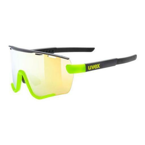 Solglasögon UVEX SPORTS sportstyle 236 black yellow matt