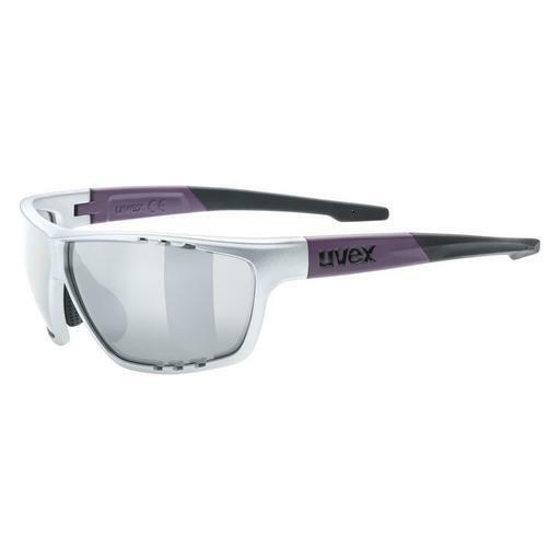 Sonnenbrille UVEX SPORTS sportstyle 706 silver plum mat