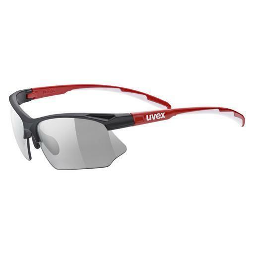 משקפי שמש UVEX SPORTS sportstyle 802 V black red white