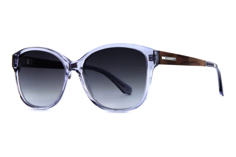Ophthalmic Glasses Wood Fellas Rosenau (10767 curled/crystal grey)