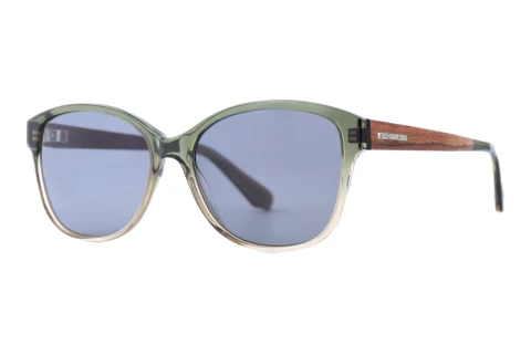 Solglasögon Wood Fellas Rosenau (10767 macassar/green)