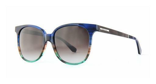 Saulesbrilles Wood Fellas Aspect (11713 black oak/blue)