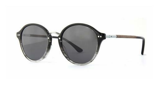 Saulesbrilles Wood Fellas Etic (11715 macassar/blk-gy)