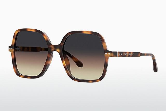イザベル マラン レディース サングラス・アイウェア アクセサリー Square Sunglasses 52mm Havana/Brown  Gradient：ReVida 店 | wesozo.com