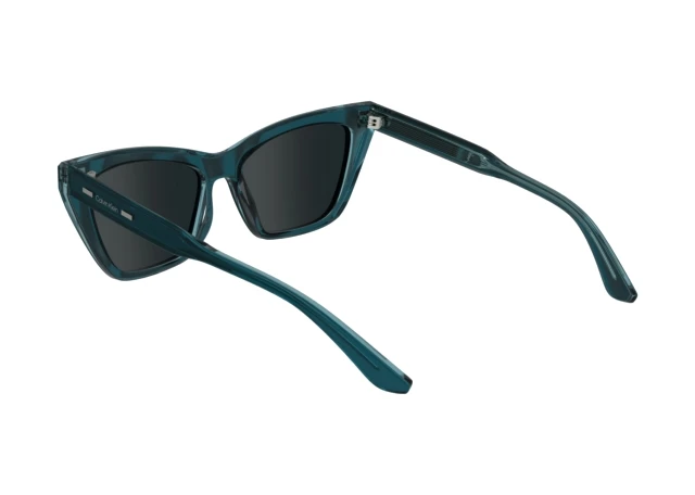 Calvin Klein Sunglasses CK24505S-432-55 New with tags Calvin Klein CK24505S 432 Cat Eye Transparent Petrol Blue  main image 2