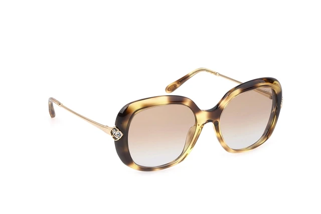 Chopard Tortoiseshell Sunglasses Gold Accents and Brown Lenses W COA NIB Chopard SCH378M Sunglasses | Select Eyewear main image 3