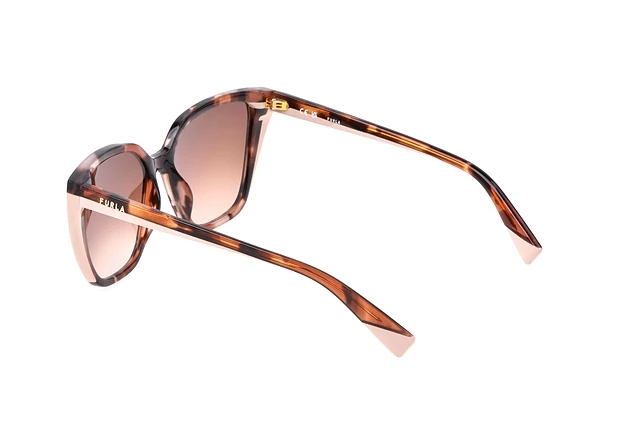 NWT Furla SFU 710 Chic Burgundy Red Squared Cat Eye Sunglasses 54mm Sunglasses Furla SFU 710 09PN 54-19 - Dr.Lensor main image 3