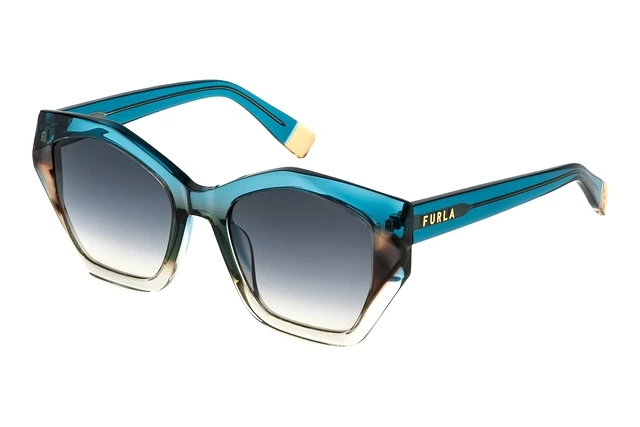 Furla Teal-Blue Rectangular Women\'s Sunglasses Furla Women main image 2