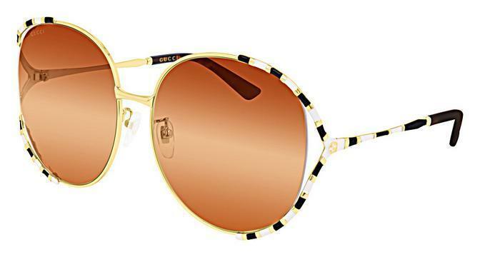 Gucci GG0225S 007 Sunglasses Gold