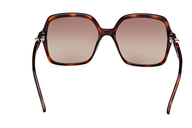 NWT Guess GU00190-47F Light Brown Oversized 57mm Sunglasses GUESS GU00190-47F-57 Sunglasses Size 57mm 140mm 17mm brown  main image 2