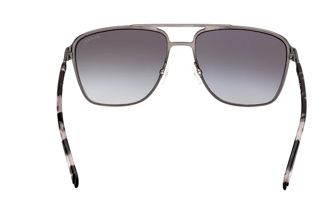 NWT Guess GU00210-07B Matte Dark Rectangle 60mm Sunglasses GUESS® Metal Aviator Sunglasses main image 3