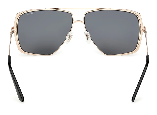 NWT Guess GU00220-02A Black Oversized 62mm Sunglasses GUESS® Oversized Metal Navigator Sunglasses main image 4