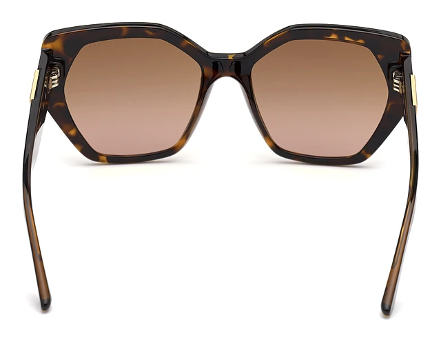 Guess GU7741 Oversized Geometric Sunglasses Tortoiseshell Brown 57-17-140 NEW Guess GU 7741 52G main image 2