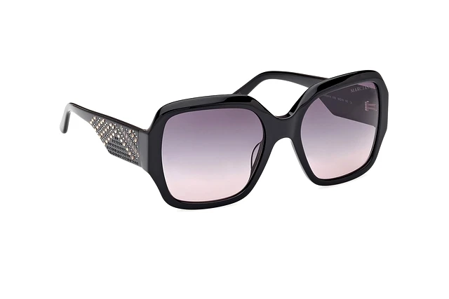 Marciano Guess Oversized Green Gradient Sunglasses GM00014 98F Box Set Guess by Marciano GM00014 (98F) Sunglasses Woman | Shop  main image 4