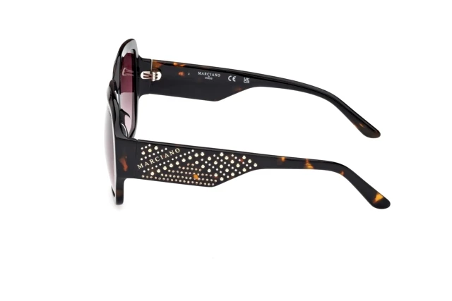 Marciano by Guess Tortoise‎ Cat Eye Rhinestone Sunglasses GM00002 52F 56mm New Guess By Marciano GM00026 Sunglasses | Select Eyewear main image 4