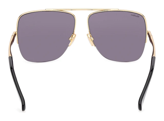 Max Mara MENTON3 MM0121 30A Aviator Sunglasses - Gold / Smoke MAXMARA Menton3 0121 Sunglasses main image 2