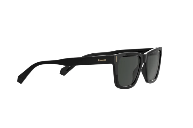 POLAROID Unisex PLD 6186/S Sunglasses – Square Frame With Rainbow Temple Tips, Matte & Glossy Finish 4 thumbnail image