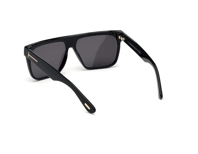Authentic Tom Ford WYHAT FT 0709 01A Black Sunglasses