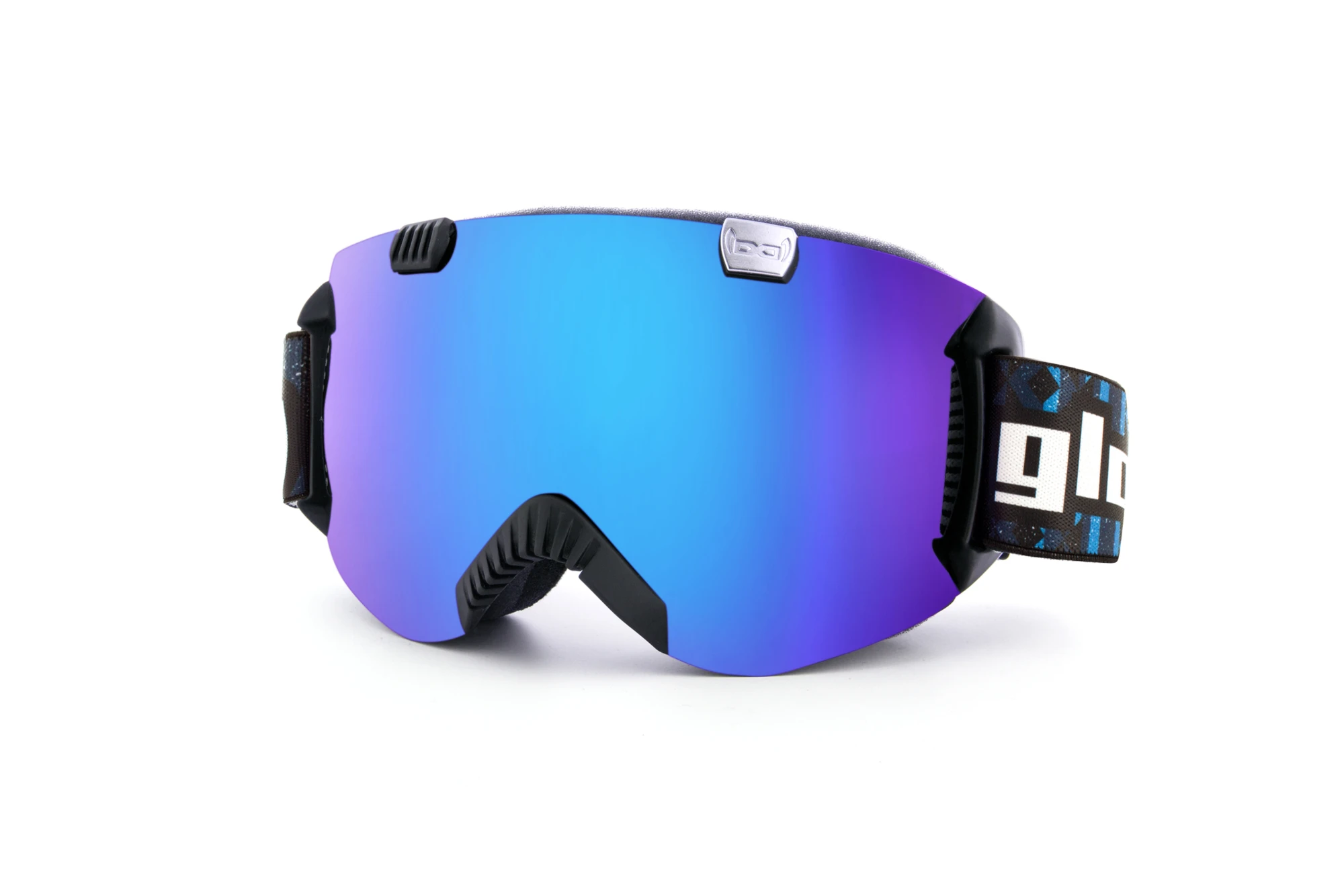Gloryfy   GP4 2040-08-00 NBFX STRATOS anthracite blue mirror f3 & NBFX Fogless orange blue mirror f1schwarz