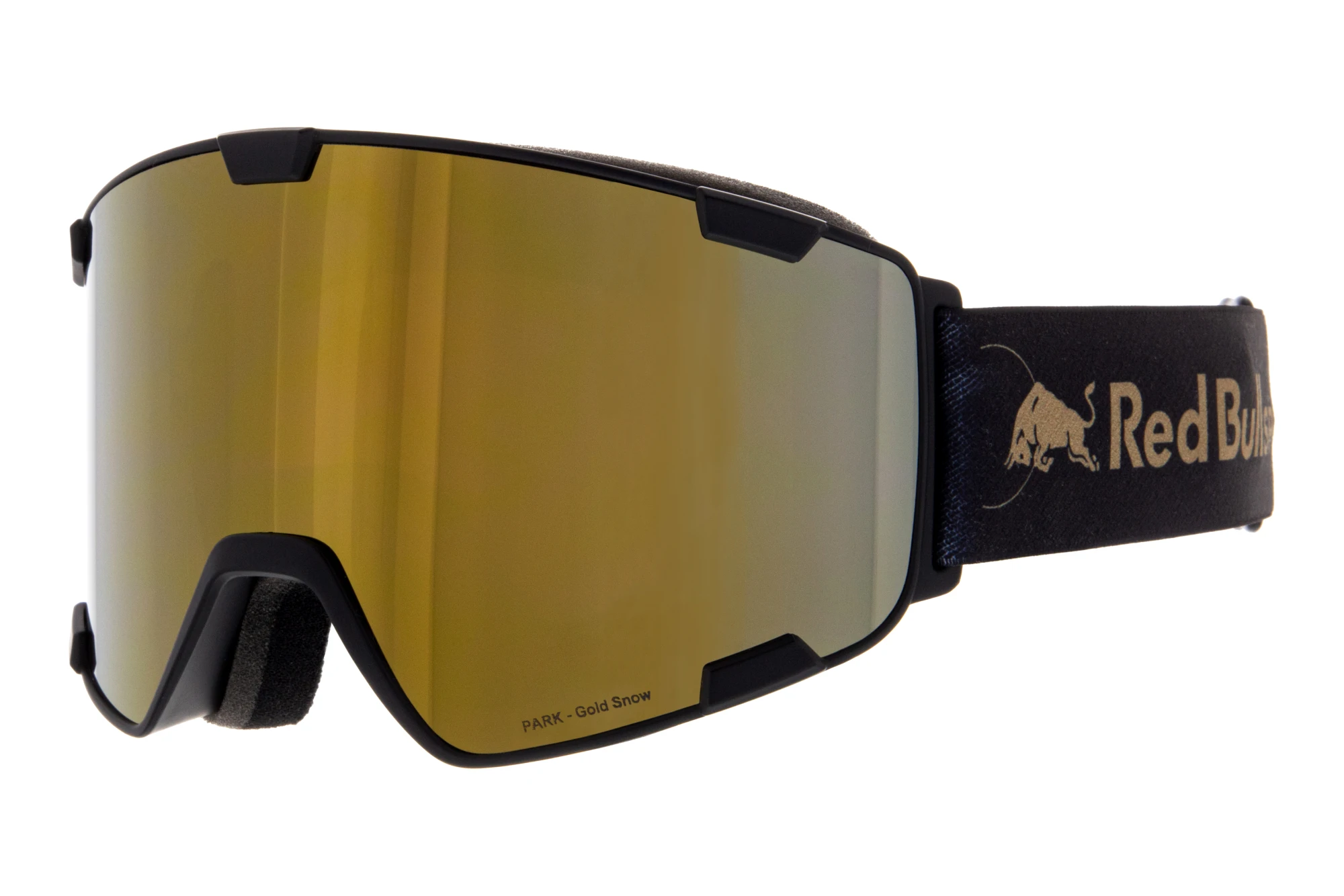 Red Bull SPECT   PARK 009 gold snow - orange with gold mirror cat. S3black