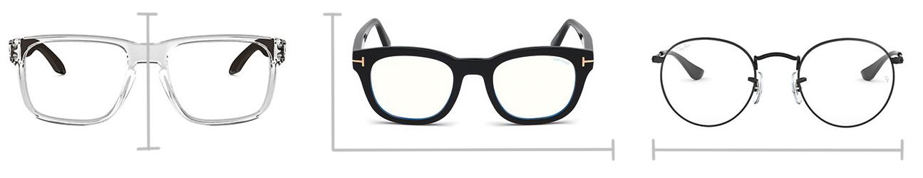 Hvilke briller skal man vælge til flerstyrkeglas grafik